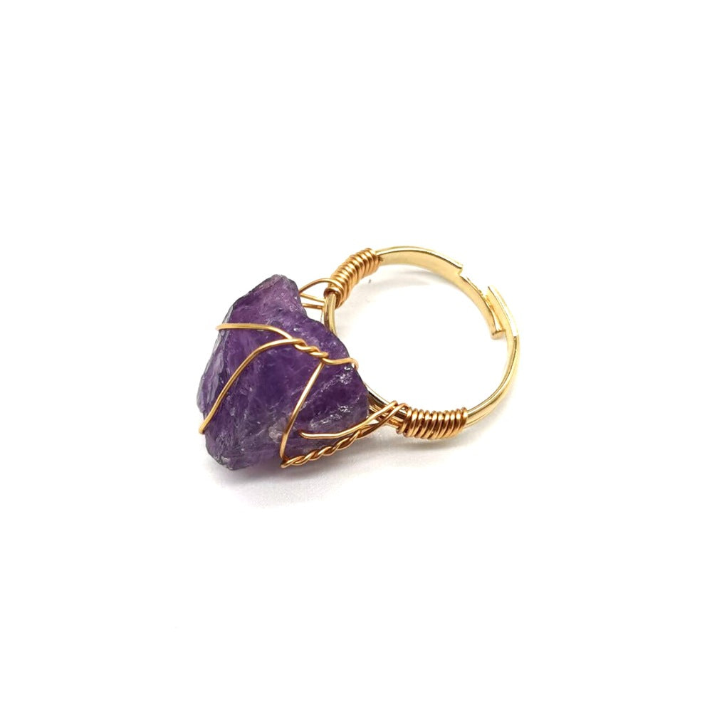 Enchanted Handmade Stone Agate Healing Energy Ring