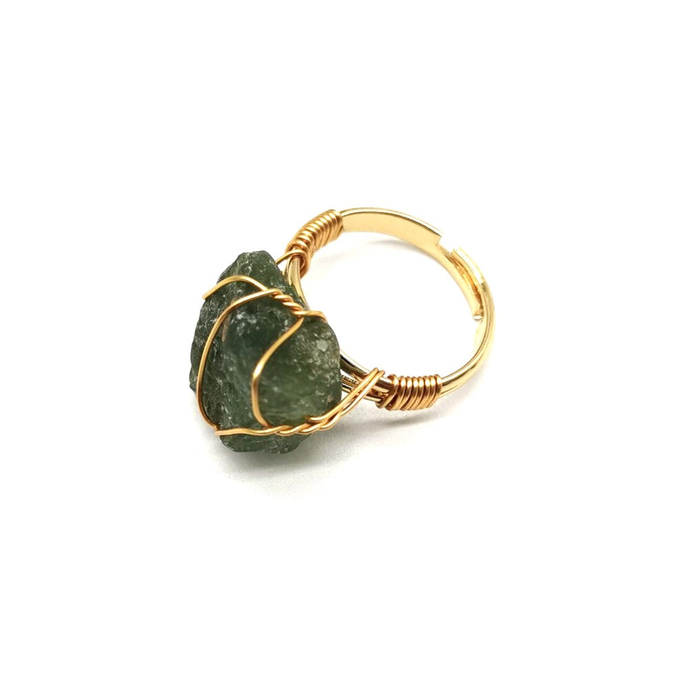 Enchanted Handmade Stone Agate Healing Energy Ring